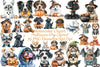 Halloween Dog Clipart Bundle
