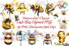 Cute Bees Clipart Bundle