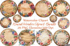 Round Wooden Clipart Bundle