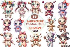 Voodoo Doll Clipart Bundle - CraftNest - Digital Crafting and Art