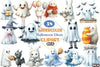 Cute Halloween Ghost Clipart Bundle