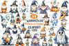 Halloween Gnome Clipart Bundle