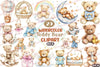 Teddy Bear Baby Shower Clipart Bundle