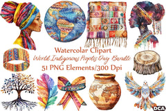 World Indigenous Peoples Day Clipart Bundle - CraftNest - Digital Crafting and Art