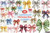 Christmas Bow Clipart Bundle