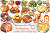 Thanksgiving Feast Clipart Bundle