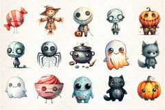 Whimsical Halloween Clipart Bundle - CraftNest - Digital Crafting and Art