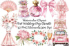 Pink Wedding Day Clipart Bundle