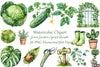 Green Garden Clipart Bundle