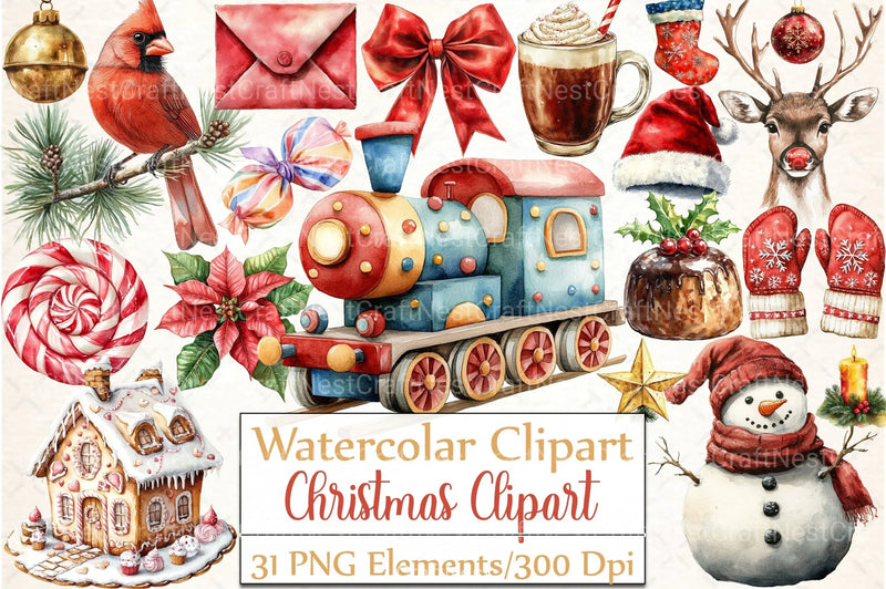 Christmas Clipart Bundle 9 - CraftNest - Digital Crafting and Art