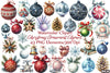 Christmas Ornament Clipart Bundle