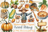 Harvest Blessings Thanksgiving Clipart Bundle