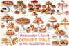 Thanksgiving Dessert Table Clipart Bundle