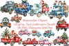 Christmas Truck Clipart Bundle