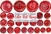 Seal Wax Letter Red Stamp Clipart Bundle