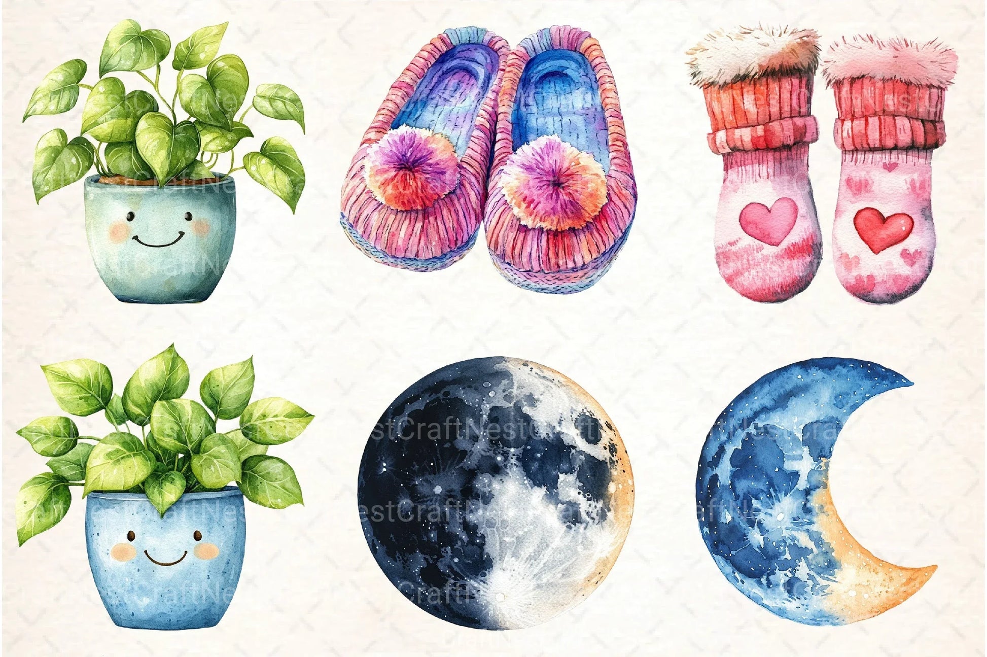 Self Care Clipart Bundle - CraftNest - Digital Crafting and Art