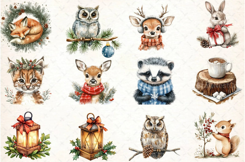 African American Christmas Clipart Bundle - CraftNest - Digital Crafting and Art