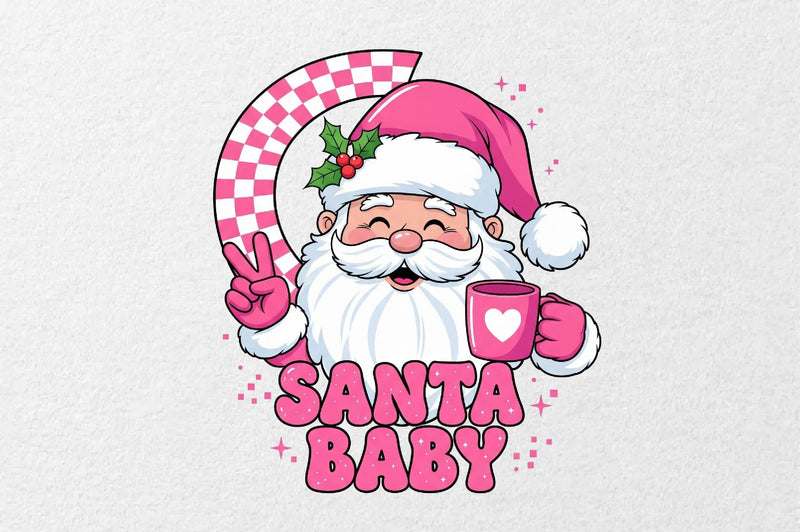 Pink Christmas Clipart Bundle - CraftNest - Digital Crafting and Art