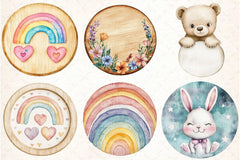 Baby Monthly Milestones Clipart Bundle - CraftNest - Digital Crafting and Art