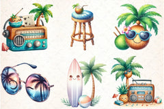 Summer Clipart Bundle 87 - CraftNest - Digital Crafting and Art