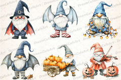 Gnomes Halloween Clipart Bundle - CraftNest - Digital Crafting and Art