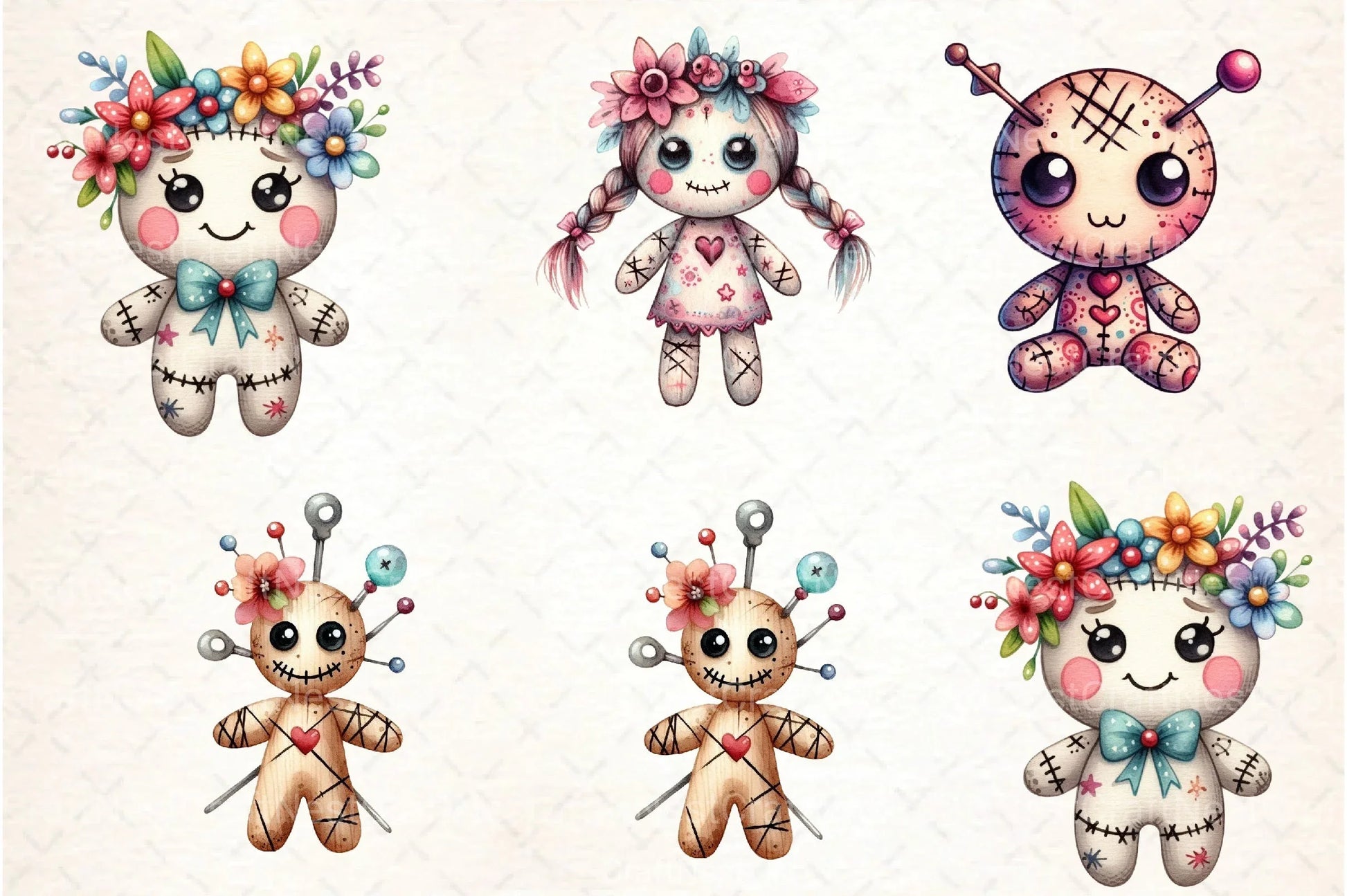 Voodoo Doll Clipart Bundle - CraftNest - Digital Crafting and Art