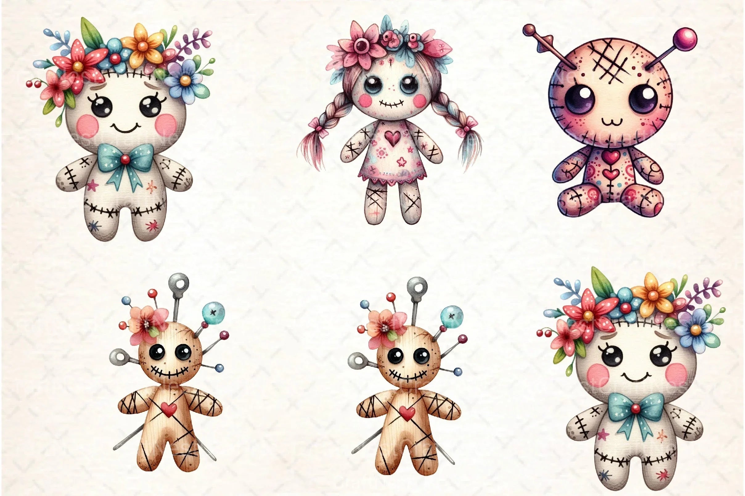 Voodoo Doll Clipart Bundle - CraftNest - Digital Crafting and Art