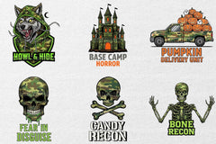 Camouflage Halloween Clipart Bundle - CraftNest - Digital Crafting and Art