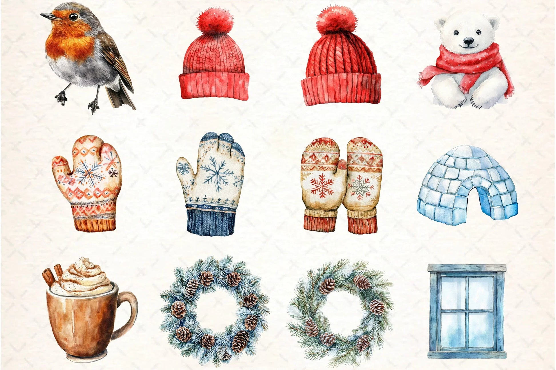 Winter Clipart Bundle - CraftNest - Digital Crafting and Art