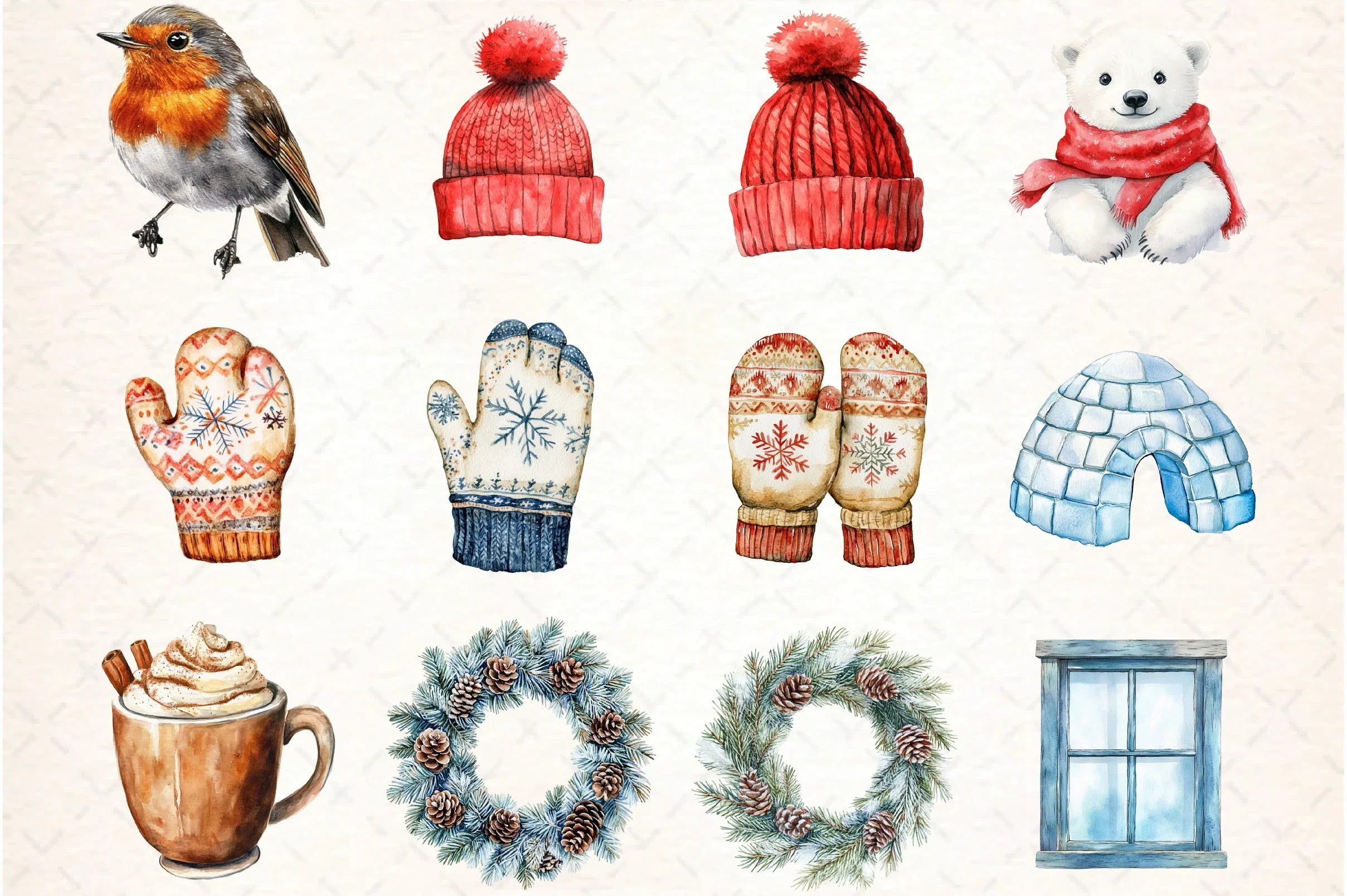 Winter Clipart Bundle - CraftNest - Digital Crafting and Art