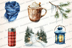 Chilly Christmas Day Clipart Bundle - CraftNest - Digital Crafting and Art