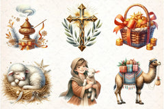Christmas Nativity Clipart Bundle 2 - CraftNest - Digital Crafting and Art