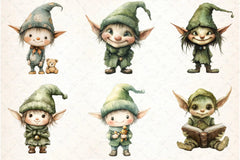Whimsical Elf Clipart Bundle - CraftNest - Digital Crafting and Art