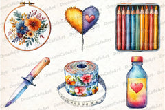 Crafting Clipart Bundle for Creative Projects - CraftNest - Digital Crafting and Art