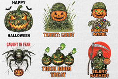 Camouflage Halloween Clipart Bundle - CraftNest - Digital Crafting and Art