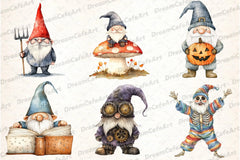 Gnomes Halloween Clipart Bundle - CraftNest - Digital Crafting and Art