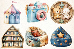 Playroom Decor Clipart Bundle - CraftNest - Digital Crafting and Art