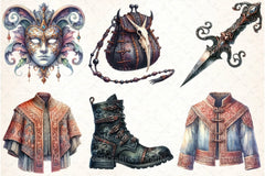 Ataman Gothic Clipart Bundle - CraftNest - Digital Crafting and Art