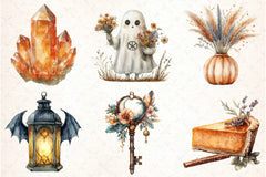 Boho Halloween Clipart Bundle 1 - CraftNest - Digital Crafting and Art