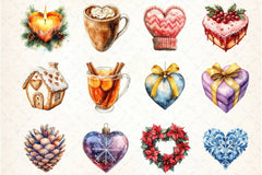 Grateful Heart Christmas Clipart Bundle - CraftNest - Digital Crafting and Art