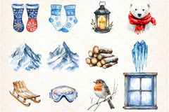 Winter Clipart Bundle - CraftNest - Digital Crafting and Art