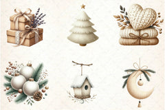 Nordic Christmas Clipart Bundle - CraftNest - Digital Crafting and Art