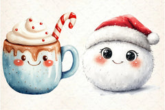 Kawaii Christmas Clipart Bundle - CraftNest - Digital Crafting and Art