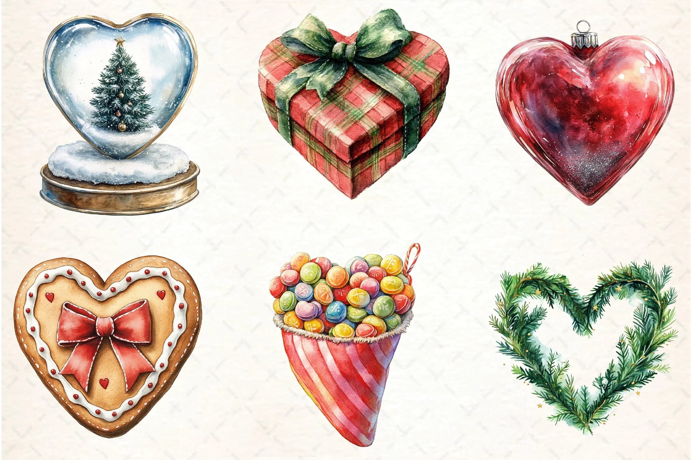 Grateful Heart Christmas Clipart Bundle - CraftNest - Digital Crafting and Art