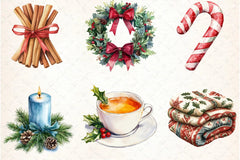 Comfort Christmas Clipart Bundle - CraftNest - Digital Crafting and Art