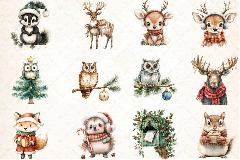 African American Christmas Clipart Bundle - CraftNest - Digital Crafting and Art