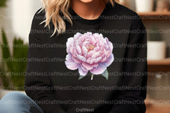 Blush Peonies Flowers Clipart Bundle - CraftNest - Digital Crafting and Art