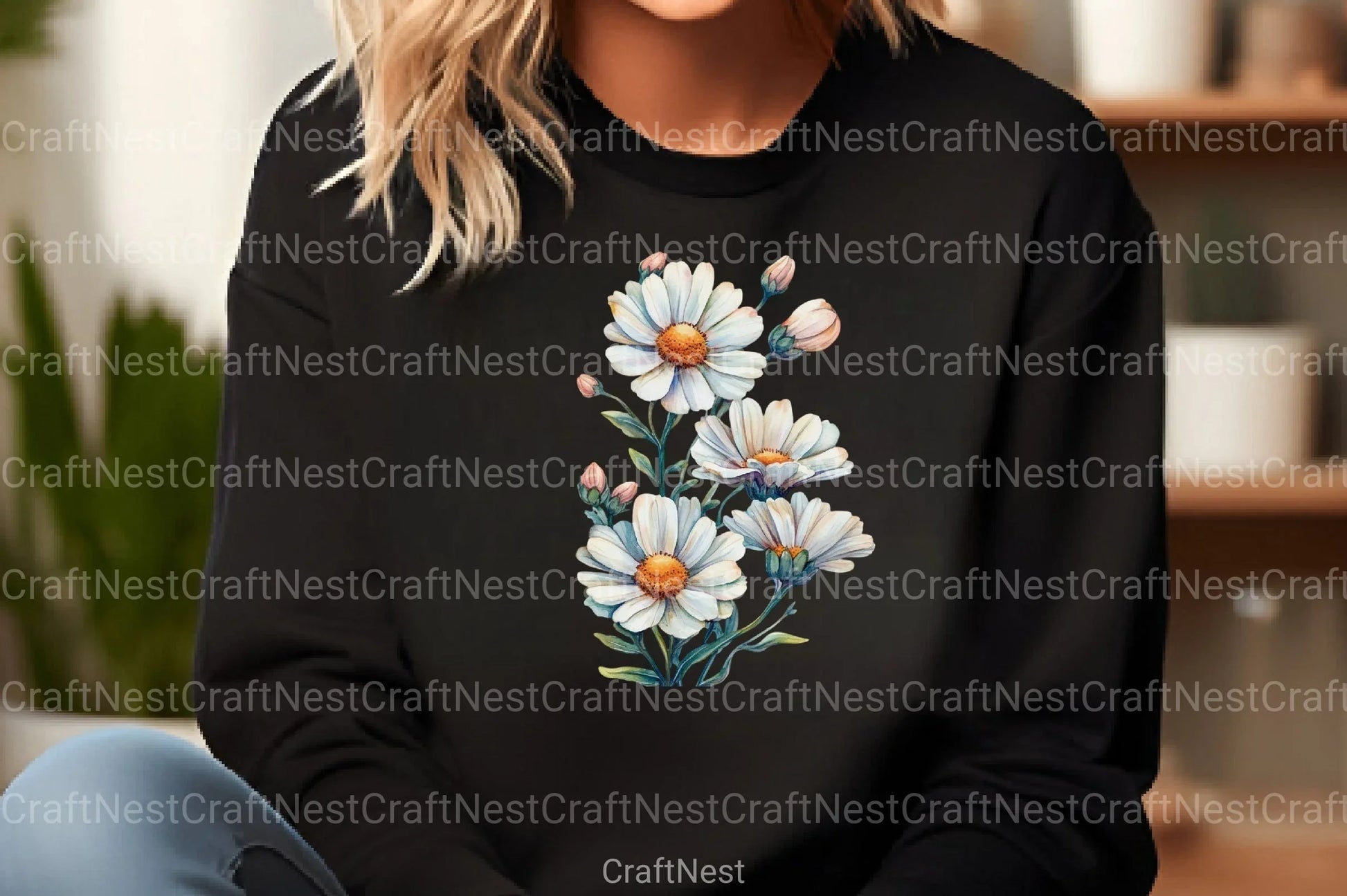 Garden Flowers Border Clipart Bundle - CraftNest - Digital Crafting and Art