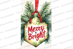 Vintage Christmas Label Clipart Bundle - CraftNest - Digital Crafting and Art