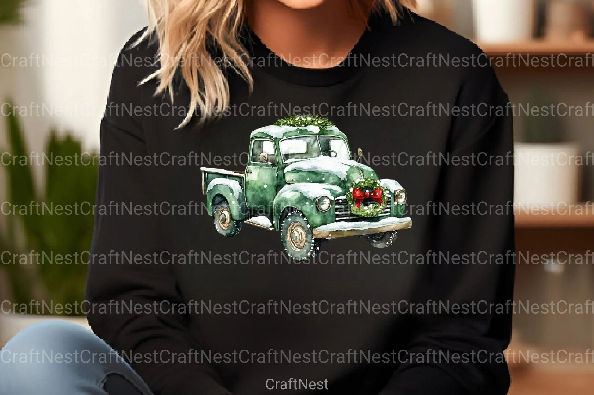 Christmas Truck Clipart Bundle 99 - CraftNest - Digital Crafting and Art